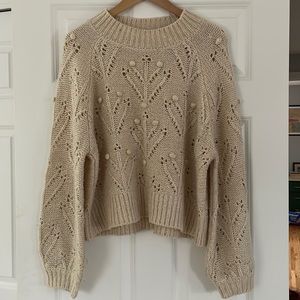 Cream sweater